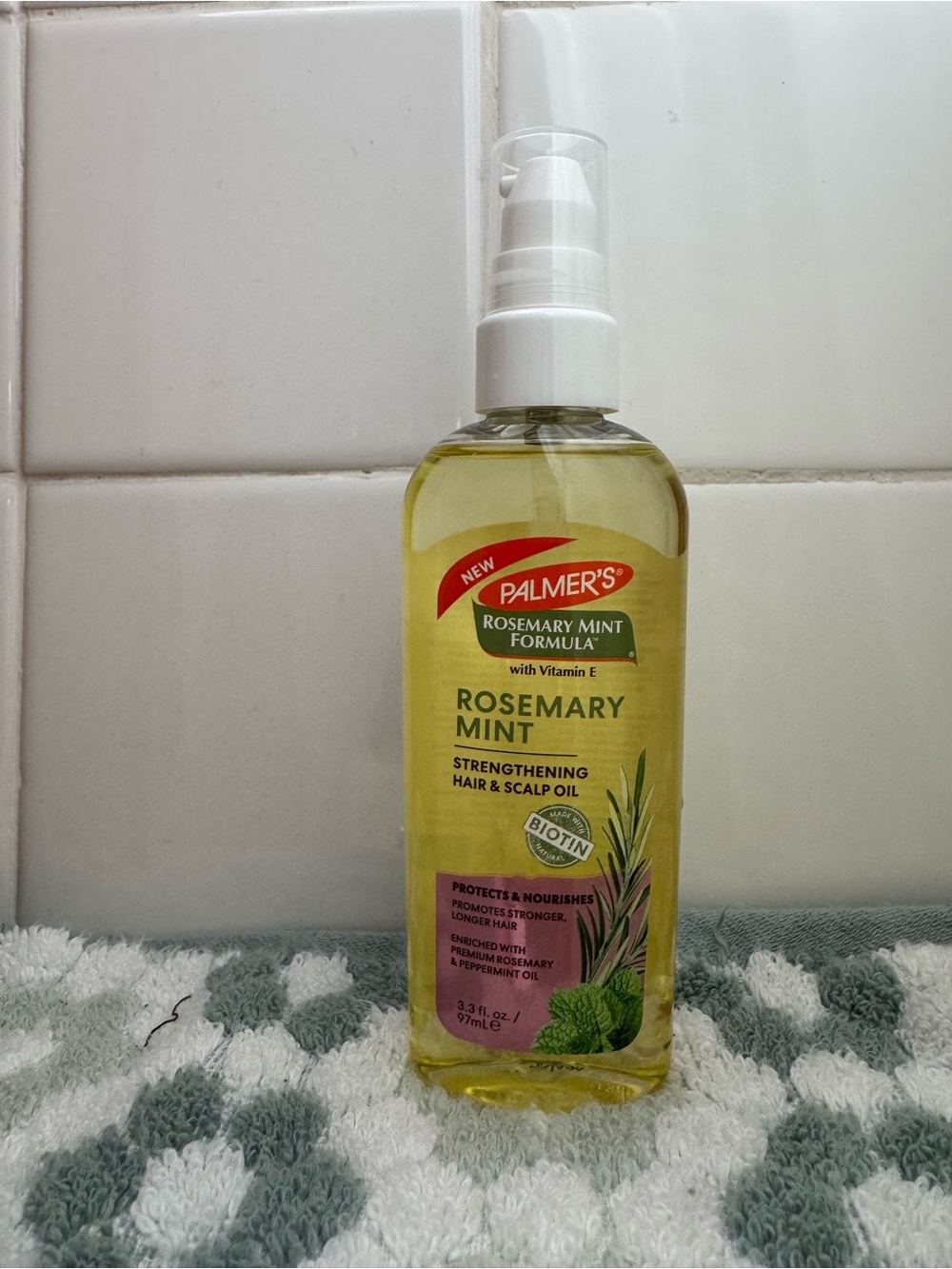 Palmer's Rosemary Mint Strengthening hair Scalp Oil